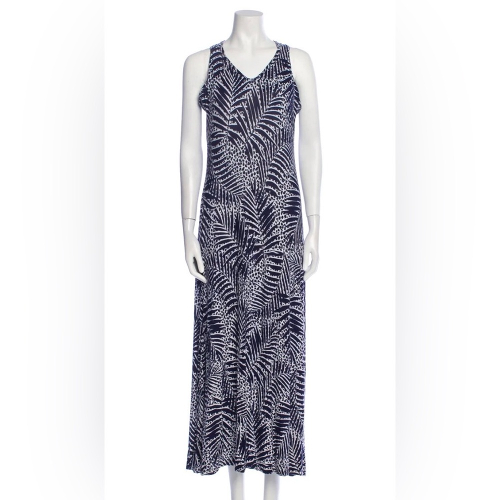Cynthia Rowley Black and White Patterned Maxi Dress